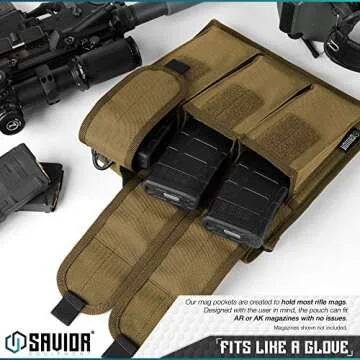 Savior Tactical Rifle Magazine Carrier - Adjustable & Durable