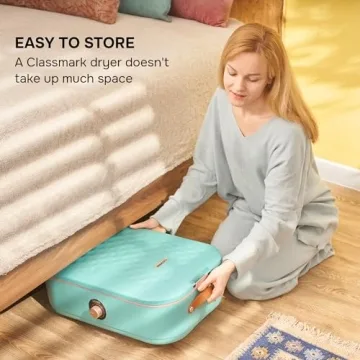 Portable Dryer - Portable Clothes Dryer after Washing - Portable Foldable Dryer Machine for Apartments and Home - Mini Travel Clothes Dryer Machine