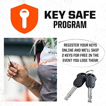 Kryptonite Keeper 712 Bike Chain Lock - Heavy Duty Protection