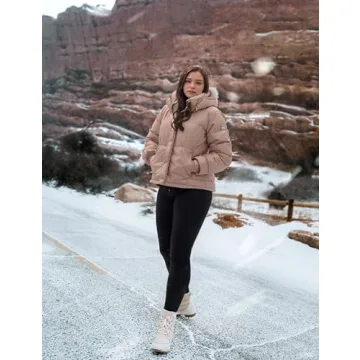 CRZ YOGA Women's Fleece Lined Leggings Warm Water-Resistant