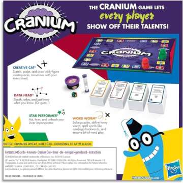 Cranium Game - Engage in Fun Activities and Team Challenges Together