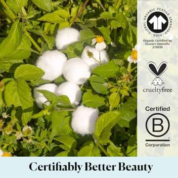 Sky Organics Organic Jumbo Cotton Balls for Sensitive Skin, 100% Pure Organic Cotton Sustainably Grown, Chlorine Free, Hypoallergenic, Ultra-Soft and Absorbent for Beauty,Personal Care, 100 ct w Ebook