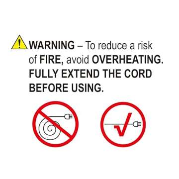 Amazon Basics 3-Foot 3-Prong Indoor Rectangle Extension Cord Power Strip, Flat Plug, Grounded 13 Amps, 1625 Watts, 125 VAC, 2-Pack, White