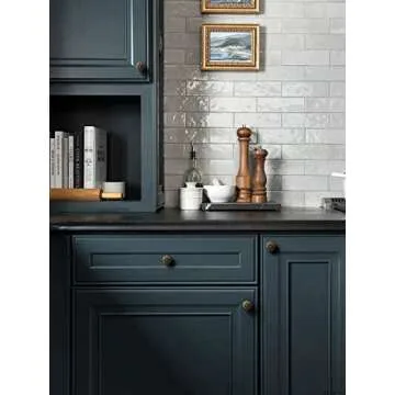 JIASENBAO Antique Brass Cabinet Knobs 10 Pack Vintage Retro Drawer Pulls Kitchen Cupboard Bathroom Dresser Cabinet Hardware Handles Zinc Alloy