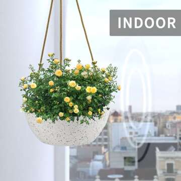 10 Inch Eco-Friendly Hanging Planters for Every Home