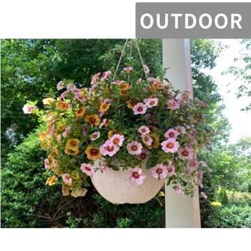 10 Inch Eco-Friendly Hanging Planters for Every Home