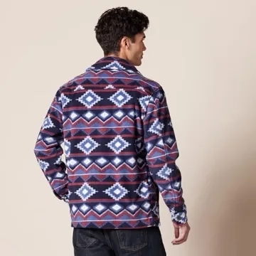 Amazon Essentials Men's Long-Sleeve Polar Fleece Shirt Jacket