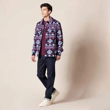 Amazon Essentials Men's Long-Sleeve Polar Fleece Shirt Jacket