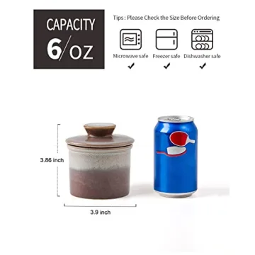 XELA Soft Butter Keeper Crock - Elegant Kitchen Essential