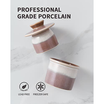 XELA Soft Butter Keeper Crock - Elegant Kitchen Essential