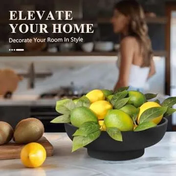 YMXYJM Decorative Resin Bowl - Stylish Multi-Function Decor