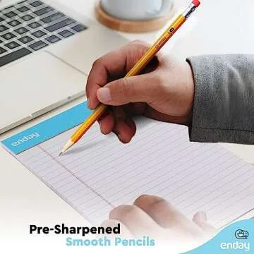 Enday 300 Pack #2 Pre-Sharpened Pencils with Erasers