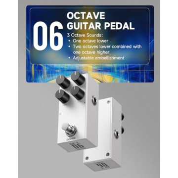 Donner EMBARK 06 Octave Guitar Pedal DIY True Bypass