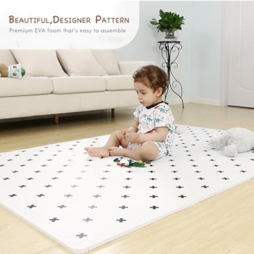 Stylish TCBunny Interlocking Baby Play Mat for Kids