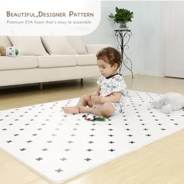Stylish TCBunny Interlocking Baby Play Mat for Kids