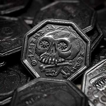 Memento Mori / Memento Vivere Black Iron Coin