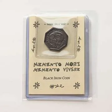 Memento Mori / Memento Vivere Black Iron Coin