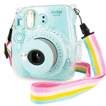 CAMSIR Crystal Camera Case for Fujifilm Instax Mini 8/8+/9