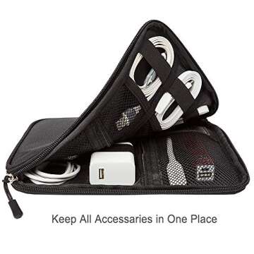 COVAX Electronic Organizers, Travel Cable Storage, Electronics Accessories Cases for Cable, Charger, Phone, USB, SD Card