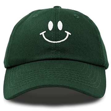 DALIX Smile Baseball Cap - Stylish Happy Dad Hat for All