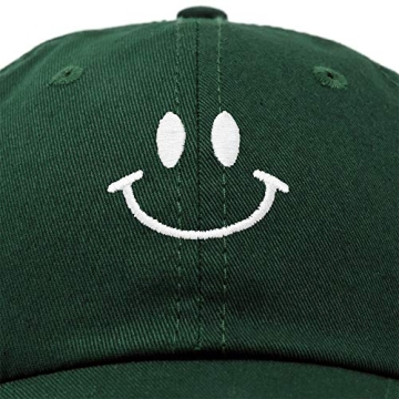 DALIX Smile Baseball Cap - Stylish Happy Dad Hat for All