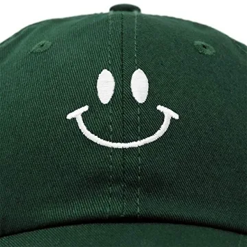 DALIX Smile Baseball Cap - Stylish Happy Dad Hat for All