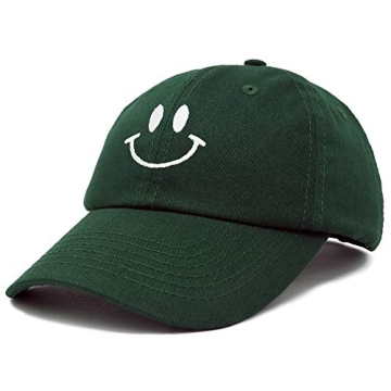 DALIX Smile Baseball Cap - Stylish Happy Dad Hat for All