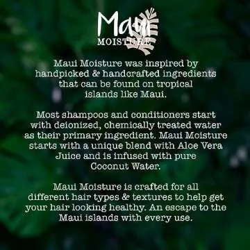 Maui Moisture Detoxifying + Shampoo, Volcanic Ash, 13 Fl Oz
