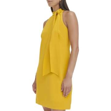 Vince Camuto Halter Neck Dress for Stylish Elegance