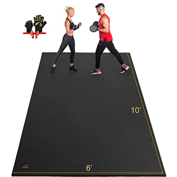 GXMMAT Extra Large Exercise Mat for Home Workout - Non-Slip