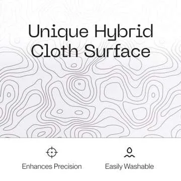 Higround SNOWSTONE XL Mousepad - Premium Gaming & Office Use