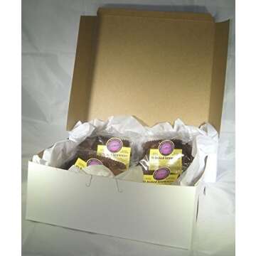 1/2 Baked Brownzzz - Relax and Relieve Stress - Qty. of 4 in Box - Dietary Supplement with Chamomile...