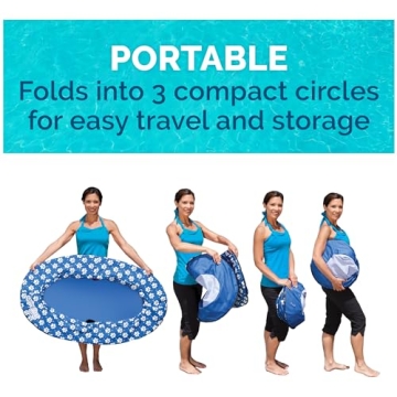 SwimWays Paddle Paws Dog Raft for Small Dogs 0-65 lbs