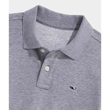vineyard vines Boys' Edgartown Short Sleeve Pique Polo