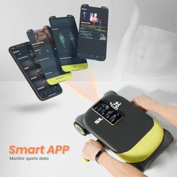 WONDER CORE Slide Fit: Ab Roller Wheel with Elbow Support, Automatic Rebound Ab Abdominal Exercise Roller Wheel, Abs Workout Equipment, Fitness Rolling Board with Knee Pad for Home Gym (Green)