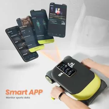 WONDER CORE Slide Fit: Ab Roller Wheel with Elbow Support, Automatic Rebound Ab Abdominal Exercise Roller Wheel, Abs Workout Equipment, Fitness Rolling Board with Knee Pad for Home Gym (Green)