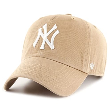 NEW YORK YANKEES KHAKI '47 CLEAN UP OSF HAT