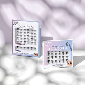 KISS FALSCARA False Eyelash WISPS - Salon-Style Glam