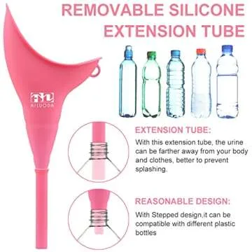 Medn Life Female Urinals - Portable & Reusable Silicone Device