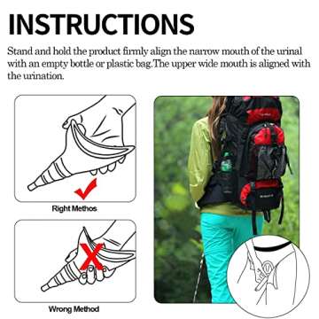 Medn Life Female Urinals - Portable & Reusable Silicone Device