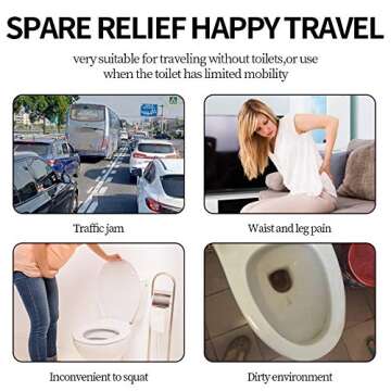 Medn Life Female Urinals - Portable & Reusable Silicone Device