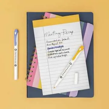 PAPERAGE Dual Tip Pastel Highlighters for School & Office