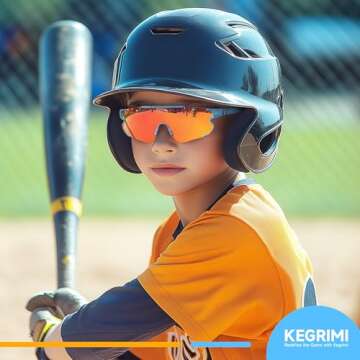 Kegrimi Kids Polarized Sports Sunglasses for Youth