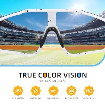 Kegrimi Kids Polarized Sports Sunglasses for Youth