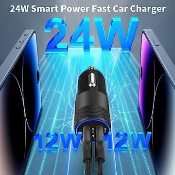 MFi Certified iPhone Fast Car Charger by Rombica