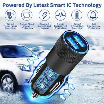 MFi Certified iPhone Fast Car Charger by Rombica