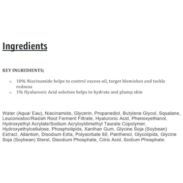 The INKEY List Niacinamide Serum for Oily Skin