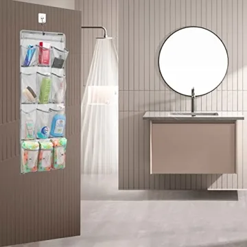 Versatile ANZORG Mesh Shower Organizer with Rotating Hanger