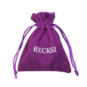 RECKSI Rose Quartz Heart Stone for Love and Healing