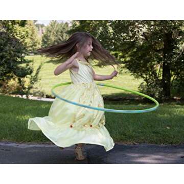 Little Adventures Deluxe Yellow Beauty Princess Dress Up Costume (X-Large Age 7-9) - Machine Washable Child Pretend Play and Party Dress with No Glitter